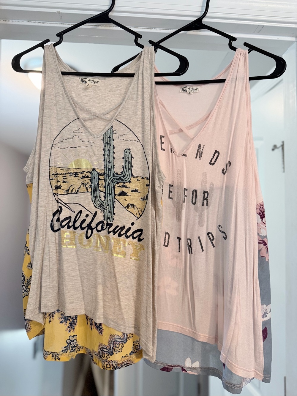 California Graphic Tank Top - Light Gray